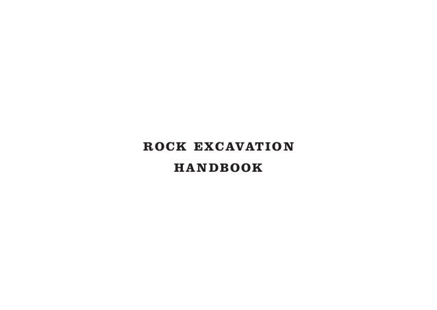 Rock Excavation Handbook